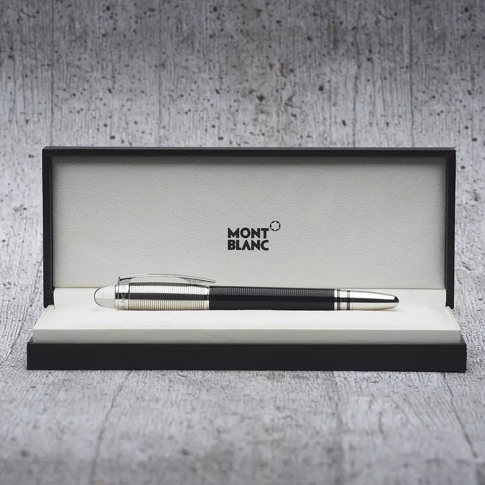 【MontBlanc 萬寶龍】飄浮系列 螺旋雙色鋼珠筆