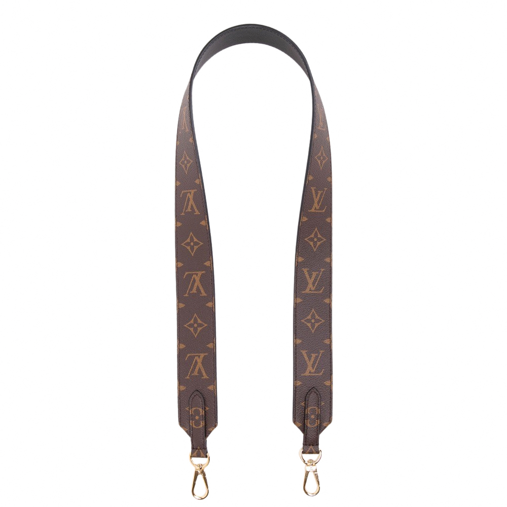 Louis Vuitton 路易威登 J02288 Monogram老花背帶(棕色/黑色)