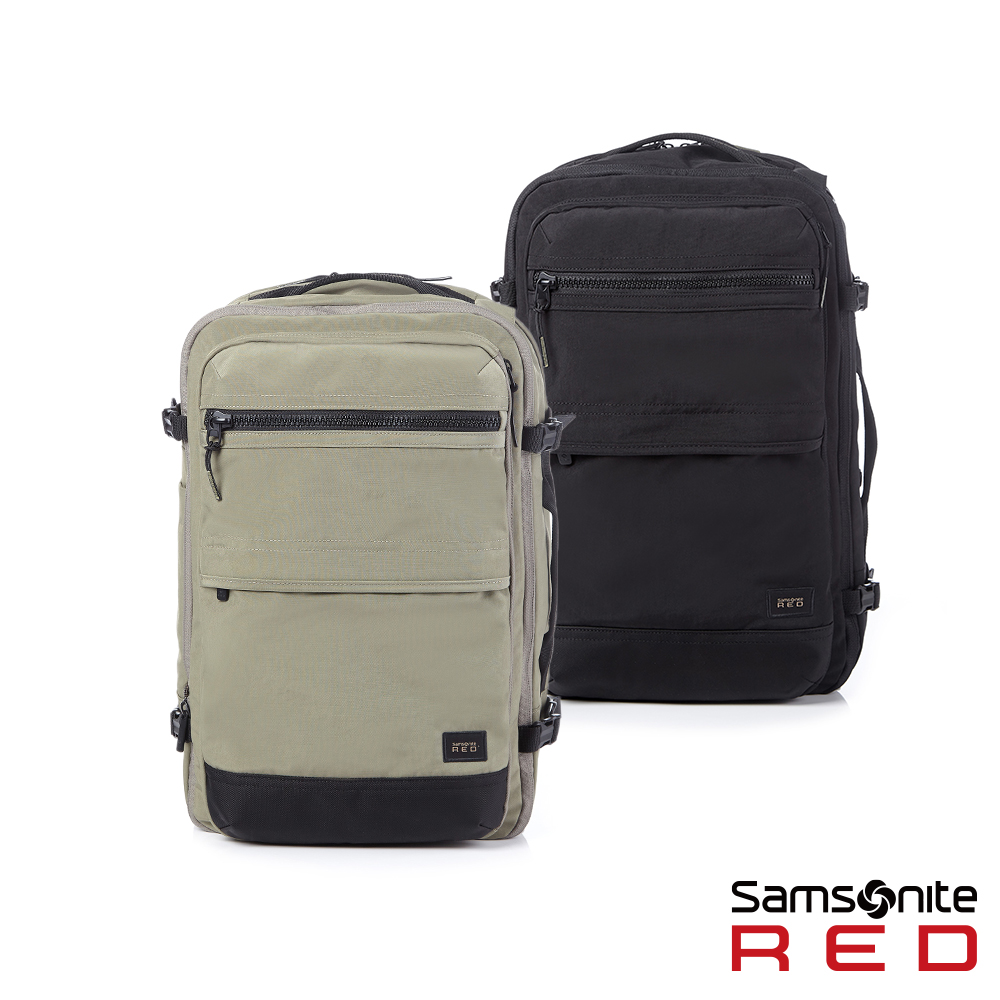 Samsonite RED MARSTON 2 輕量尼龍大容量多功能三用筆電後揹包15吋