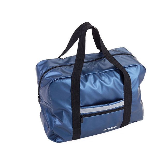 【TROIKA】快速摺疊收納旅行袋-反光藍
