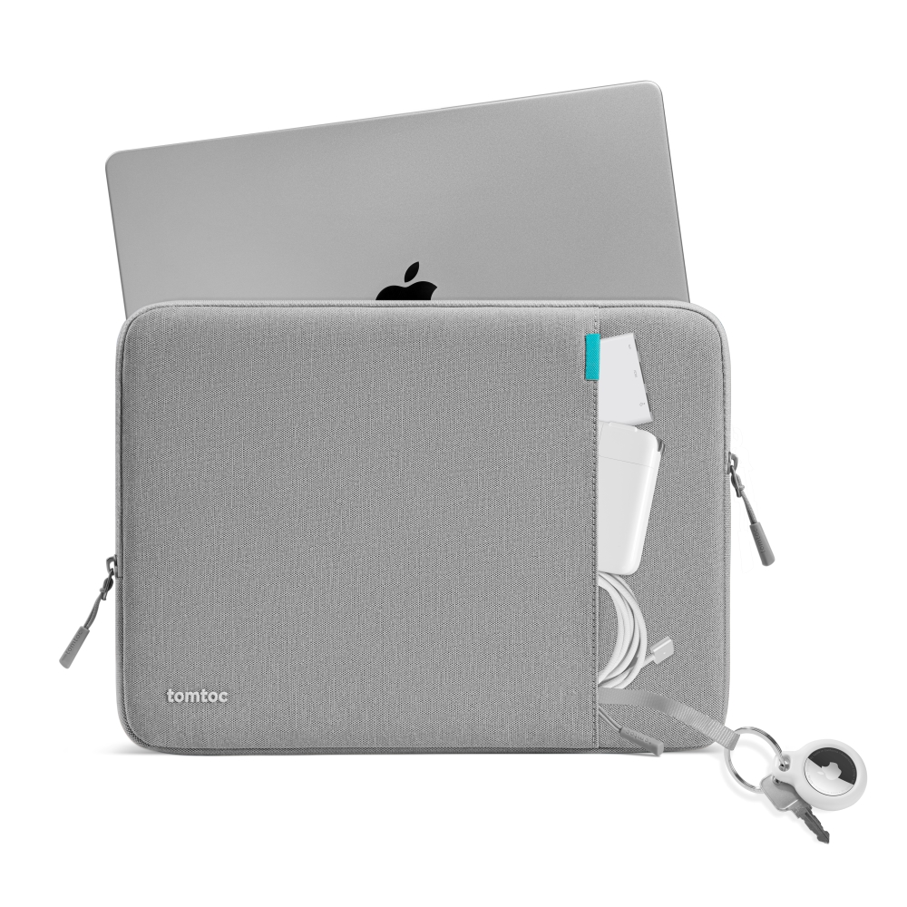 Tomtoc 360° 完全防護 ,灰 適用13吋 Apple MacBook Pro Retina & MacBook Air