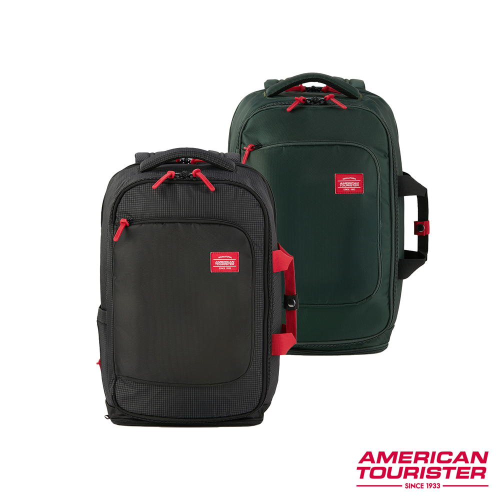 AMERICAN TOURISTER美國旅行者 ASTON 休閒旅行背提兩用可擴充筆電後背包15.6吋/旅行袋(多色可選)