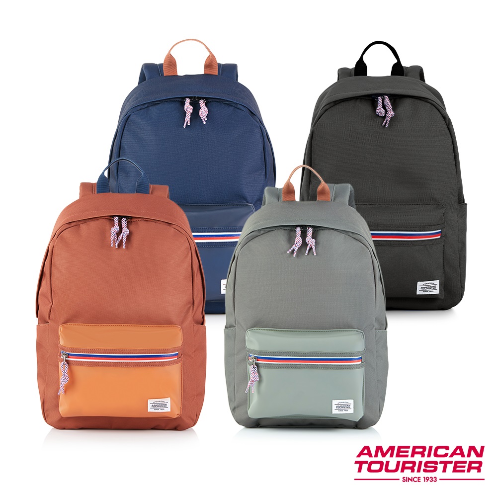 AMERICAN TOURISTER 美國旅行者 Carter抗菌升級防水拉鍊繽紛休閒後揹包14吋(多色可選)