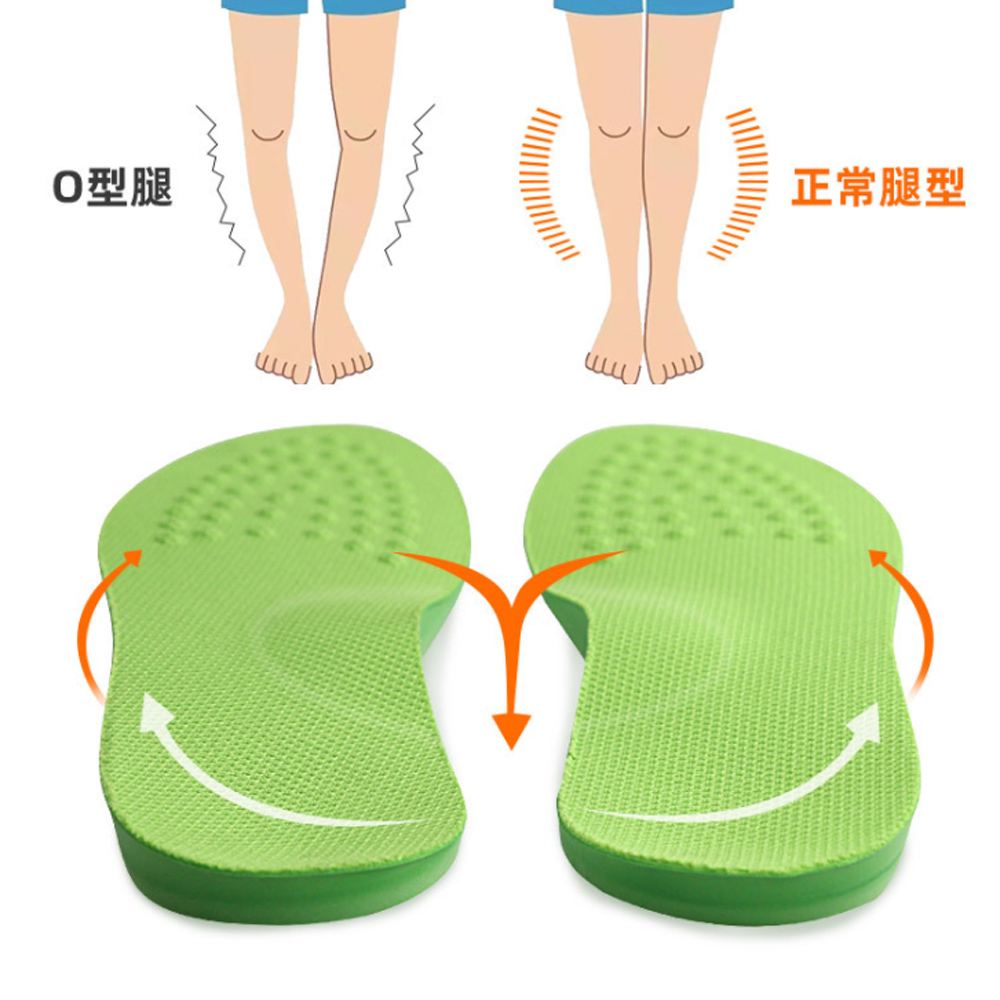 (傑恆)los1088口O型腿矯正鞋墊PU發泡正足外翻運動休閑矯形鞋墊可裁剪