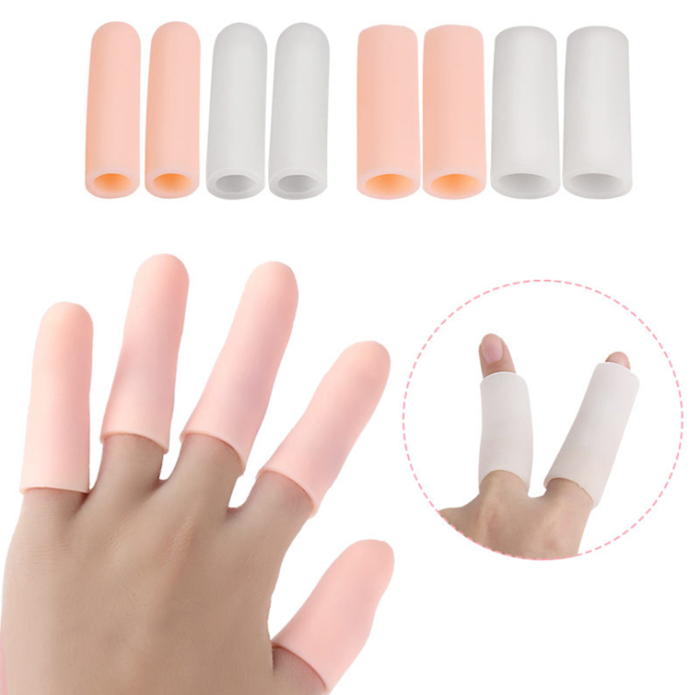 (杰恆)los1085凝膠手指套拇指保護器食指套觸發指手部保濕指開裂關節