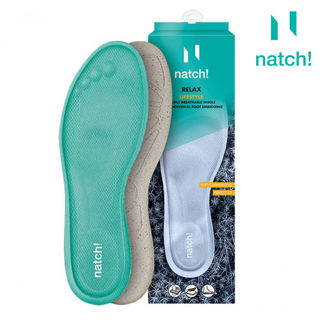 德國【Natch!】記憶海綿鞋墊 緊貼腳掌曲線 高密度 男女通用款