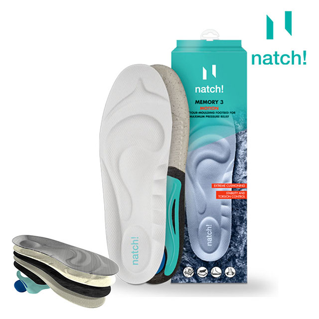 德國【Natch!】頂級氣墊減壓記憶鞋墊 輕盈 保護關節
