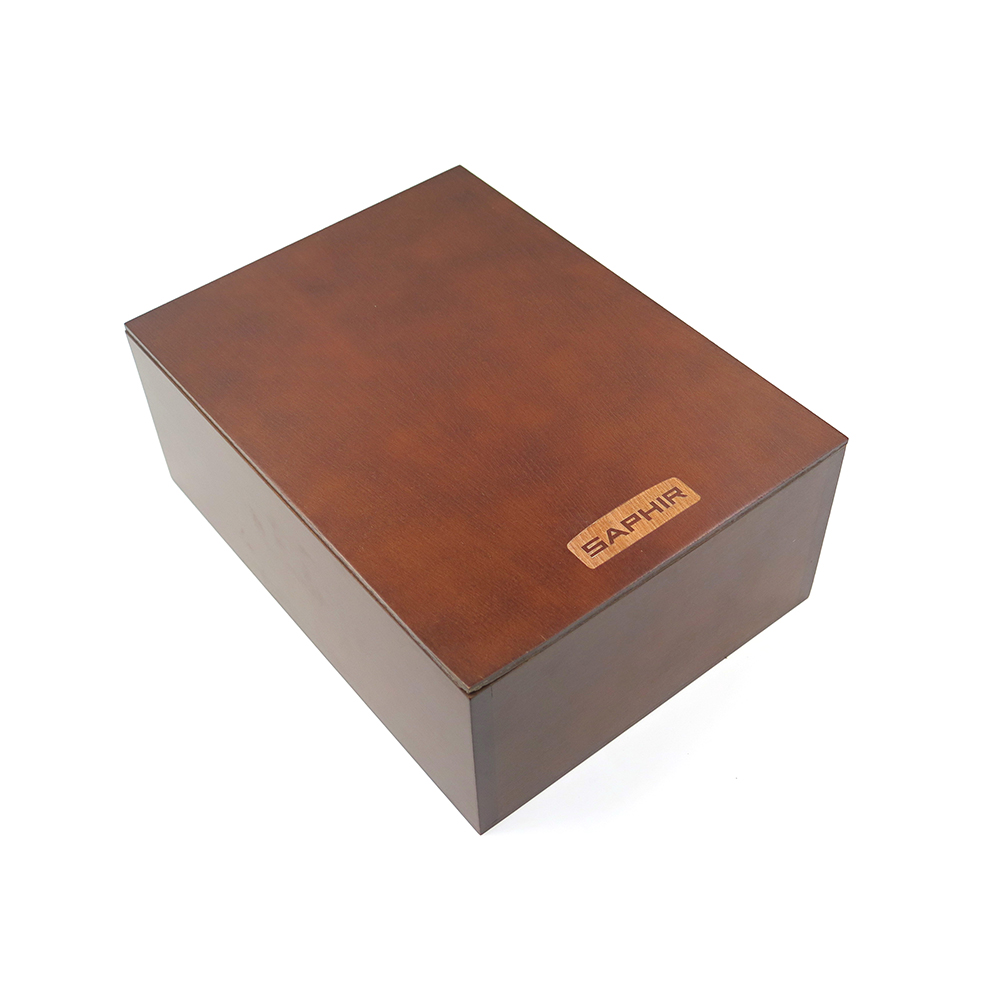 糊塗鞋匠 優質鞋材 G106 SAPHIR櫸木滑蓋收納盒 1個