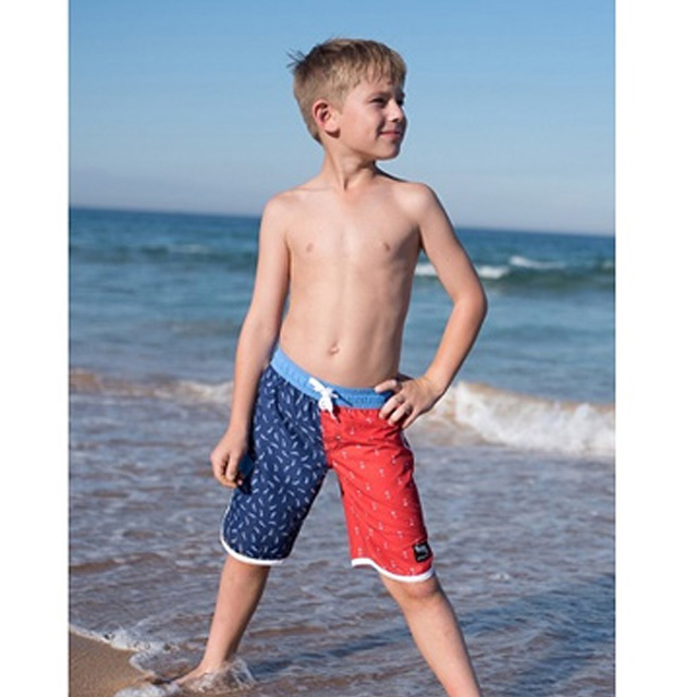 澳洲鴨嘴獸兒童泳衣 海灘泳褲 海洋系列 (男童4-8歲)