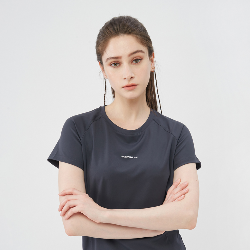 GIORDANO 女裝瞬間冰涼感上衣-59 深藍