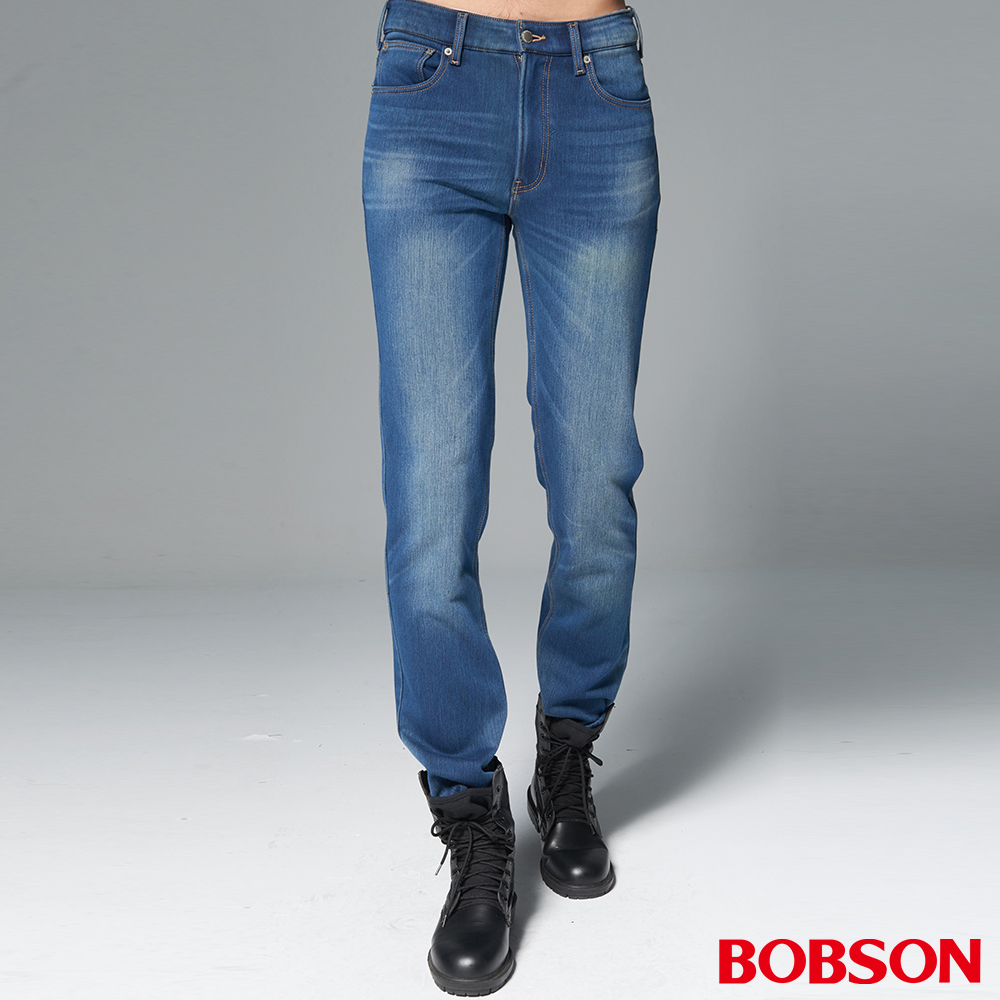 【BOBSON】男款1971日本進口黑標保暖褲(BSH009-NB)