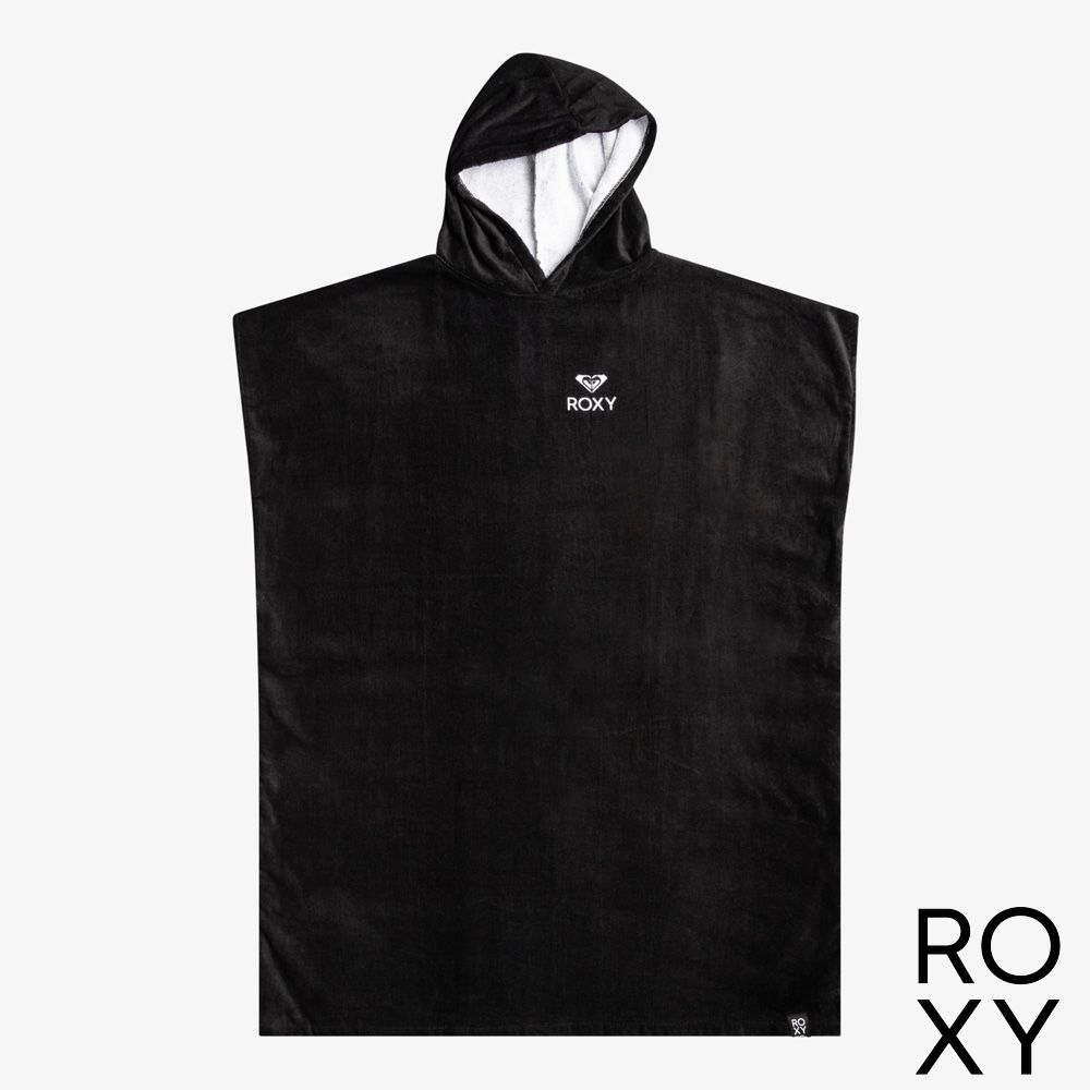 【ROXY】SUNNY JOY 浴巾衣 黑色