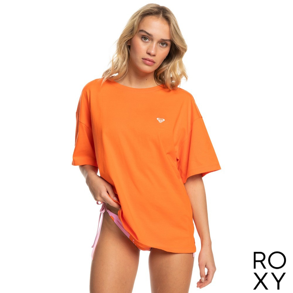 【ROXY x Kate Bosworth 聯名】SURF.KIND.KATE. TEE 短袖T恤 橘色