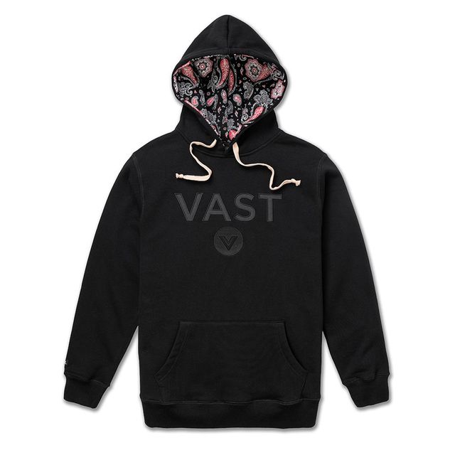美國加州Vast曼陀羅圖騰連帽上衣 - 黑色