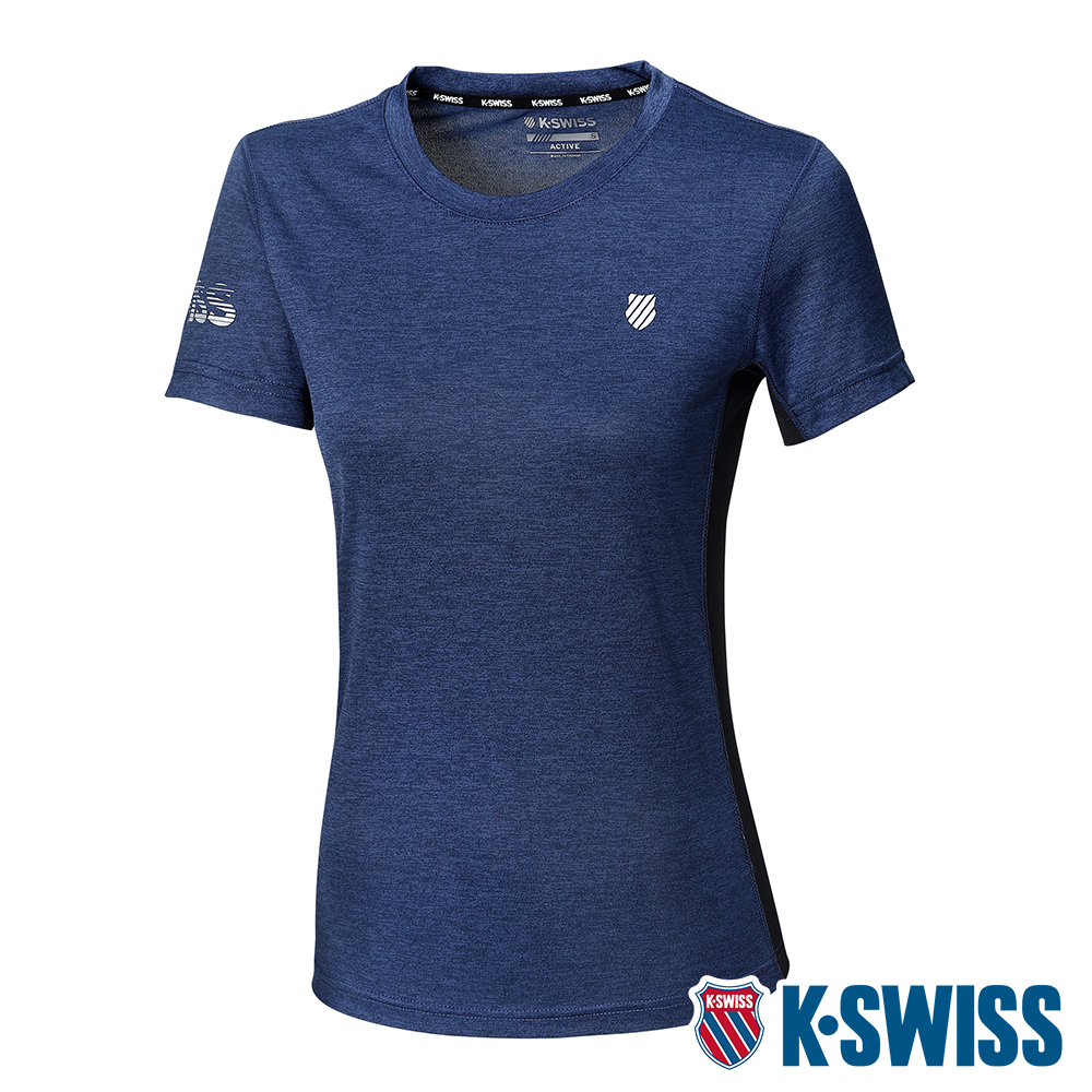 K-SWISS Performance Tee排汗T恤-女-藍