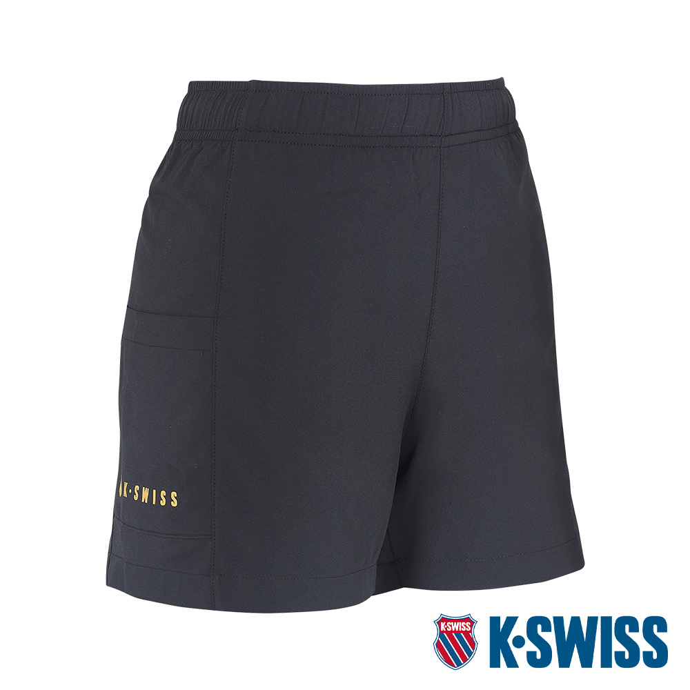 K-SWISS Active Dobby Shorts運動短褲-女-黑