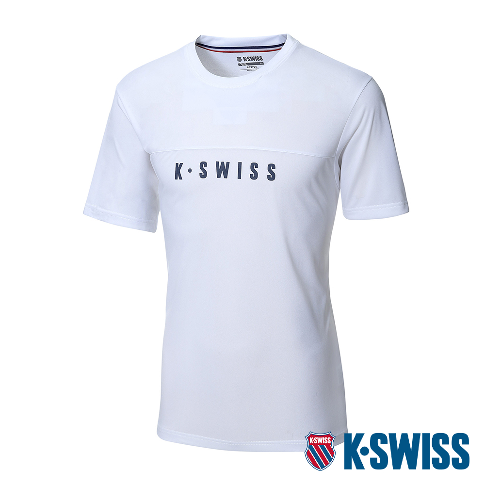 K-SWISS Active Tee涼感排汗T恤-女-白