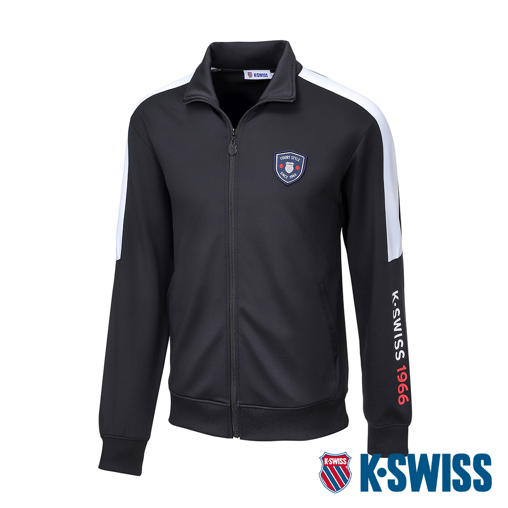 K-SWISS Panel Jacket 運動外套-男-黑