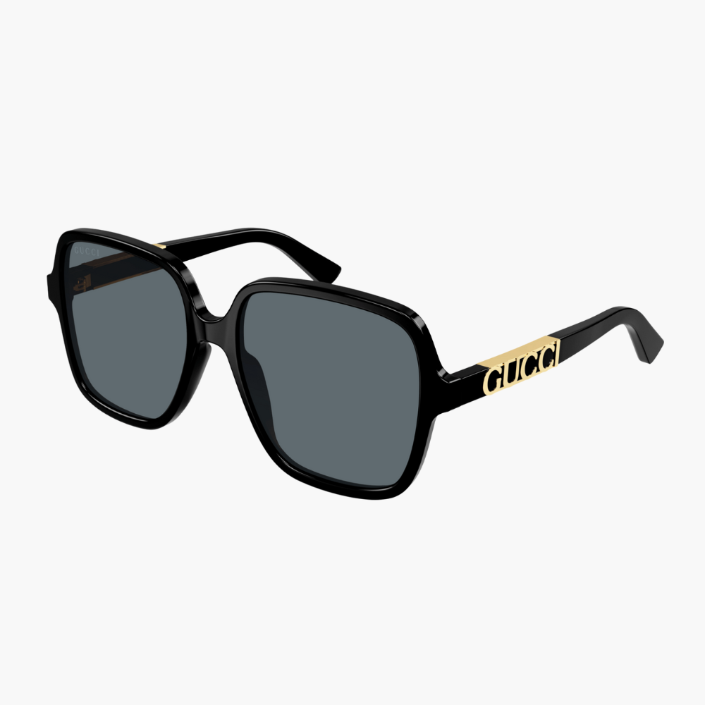 【GUCCI 古馳】方形膠框太陽眼鏡(GG1189SA-002)