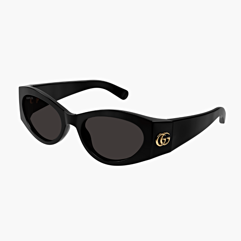 【GUCCI 古馳】膠框太陽眼鏡 (GG1401S-001)