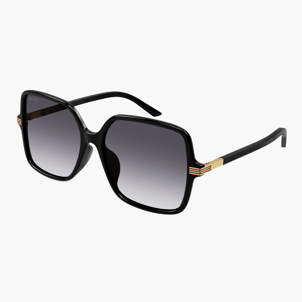 【GUCCI 古馳】方形膠框太陽眼鏡 (GG1448SA-001)