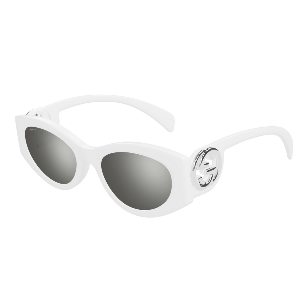 【GUCCI 古馳】貓眼膠框太陽眼鏡(GG1691S-006 GG LOGO 系列)