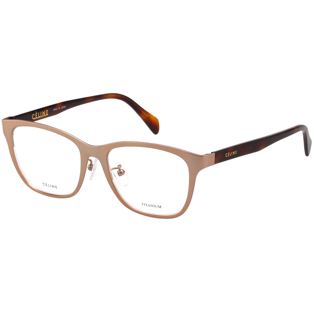 CELINE 純鈦 光學眼鏡(玫瑰金色)CL1502J