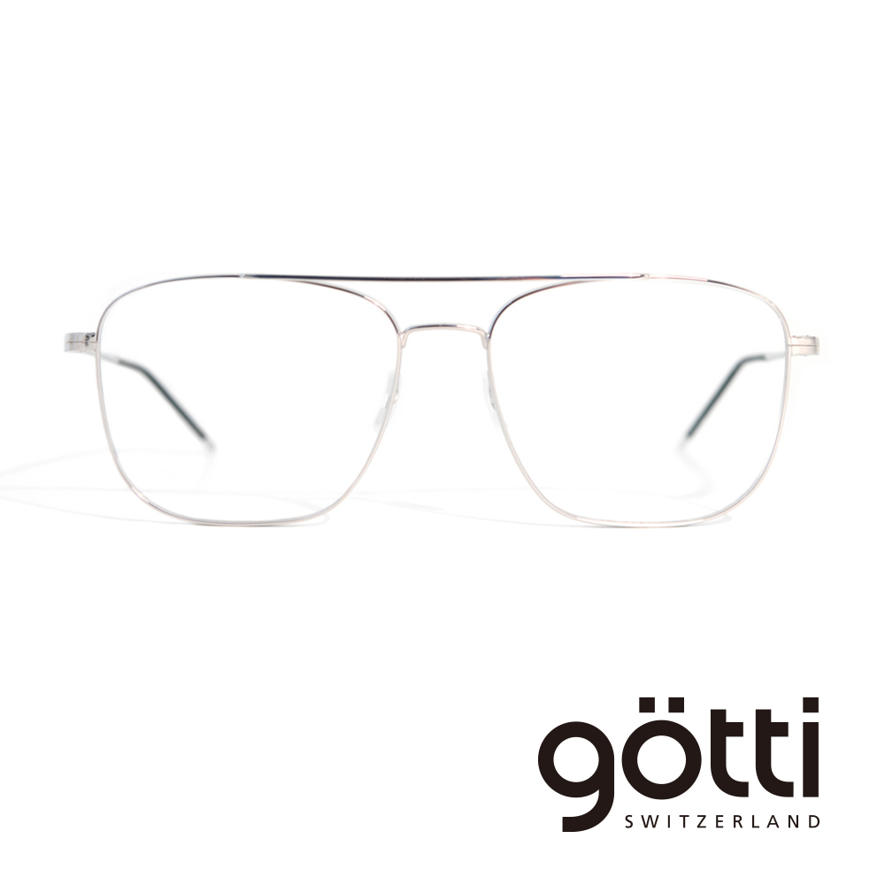 【Götti】瑞士GöttiSwitzerland 雙橋方框線性平光眼鏡(- DICKENS)