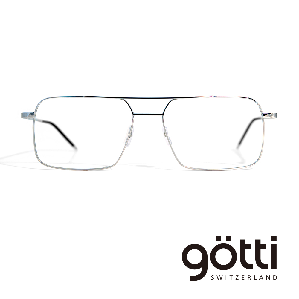 【Götti】瑞士Götti Switzerland 知性復古鈦金平光眼鏡(- DALVY)