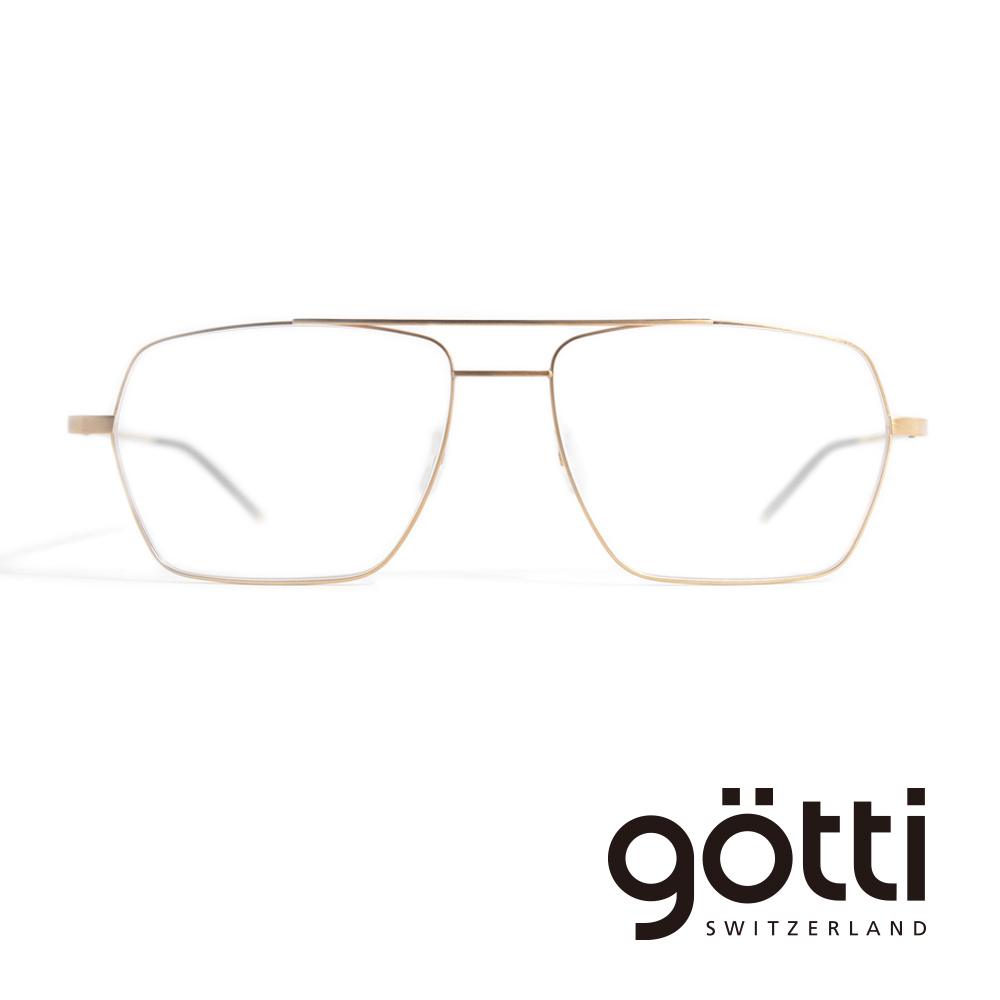 【Götti】瑞士Götti Switzerland 雙橋多邊形飛行平光眼鏡(- DALIN)