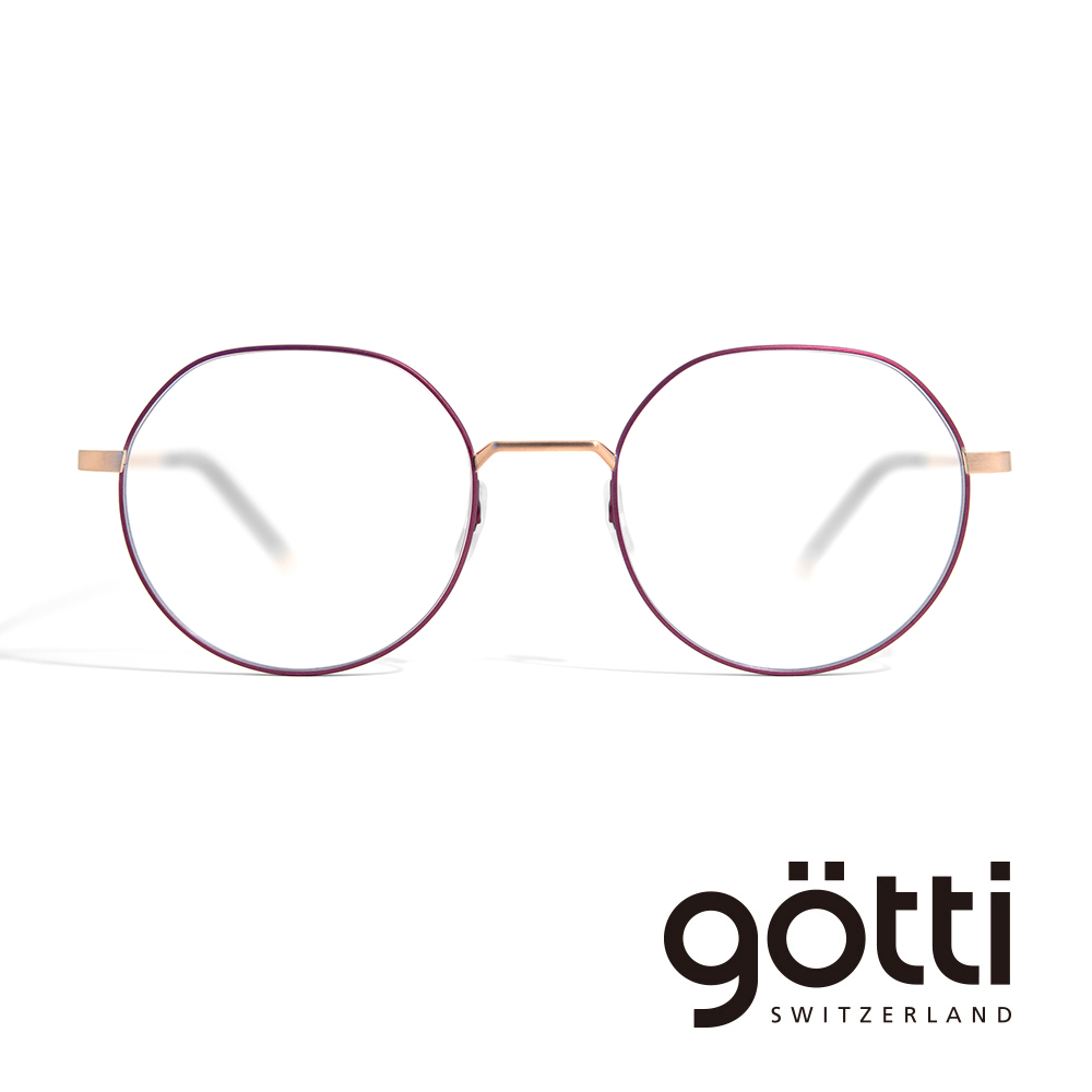 【Götti】瑞士Götti Switzerland 極簡潮流鈦金平光眼鏡(- DAZZO)