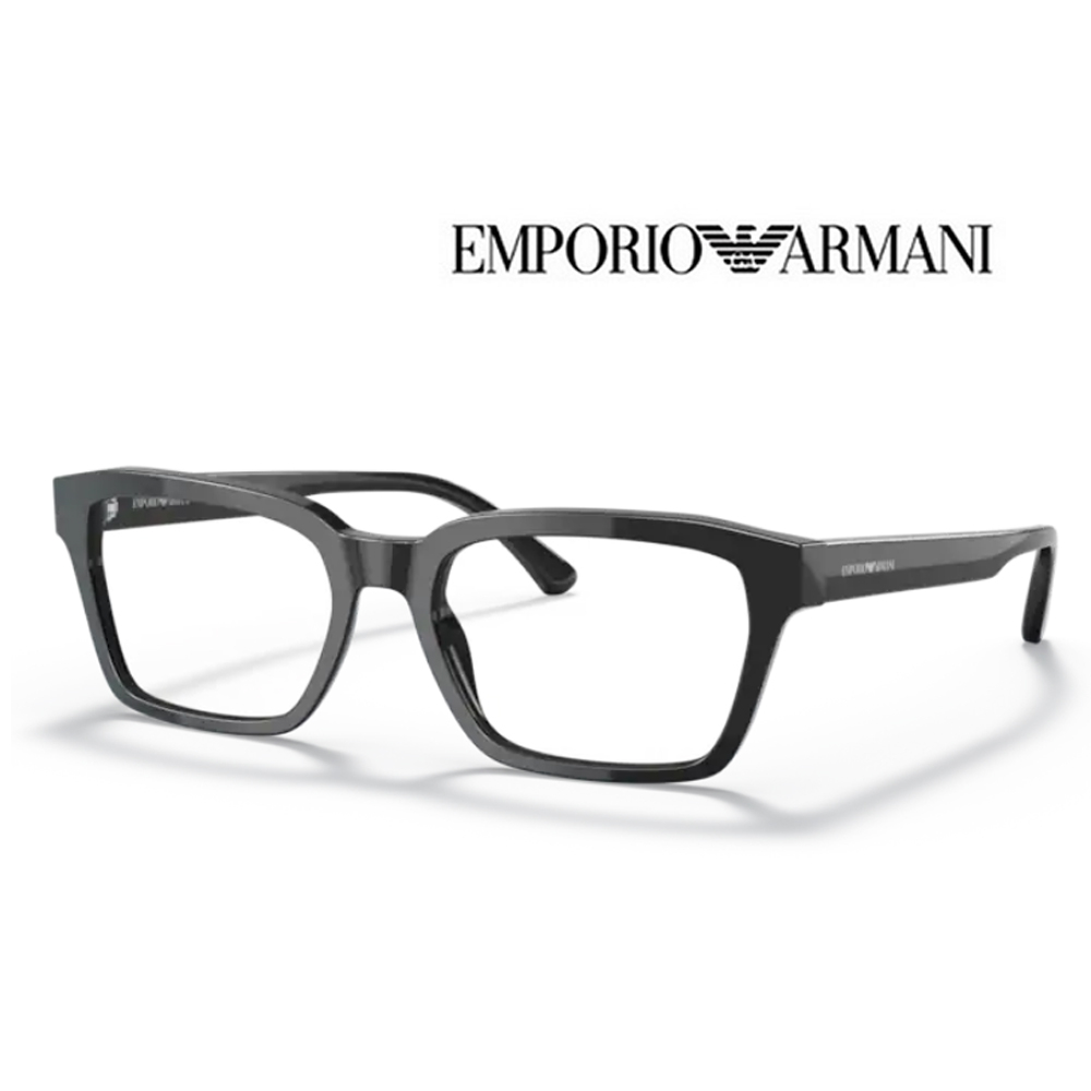 EMPORIO ARMANI 亞曼尼 亞洲版 時尚光學眼鏡 EA3192F 5875 黑 公司貨
