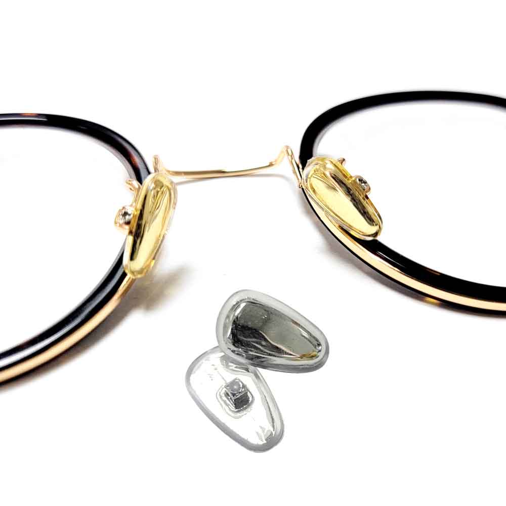 眼鏡專用 新復古時尚鼻墊 鼻托 鼻托(二對4入)(贈螺絲起子+鼻墊螺絲)