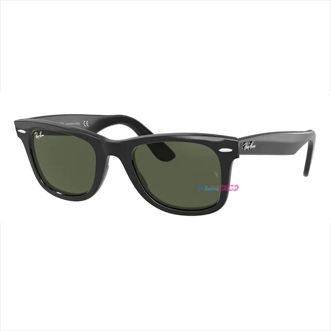 【RayBan】雷朋 亞洲版墨鏡 RB2140F 901 54mm 黑框/綠色鏡片 橢圓框墨鏡 膠框太陽眼鏡