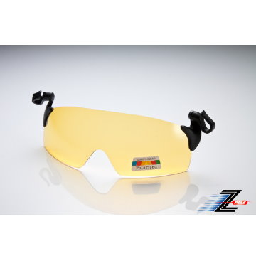 視鼎Z-POLS 頂級PRO款夾帽式(各種帽體)專用100%頂級黃偏光抗UV400偏光眼鏡