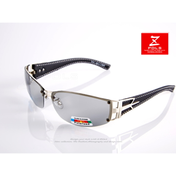 ☆視鼎Z-POLS 偏光系列☆金屬時尚皮革復古寬版款 寶麗來Polarized偏光頂級眼鏡，新上市！