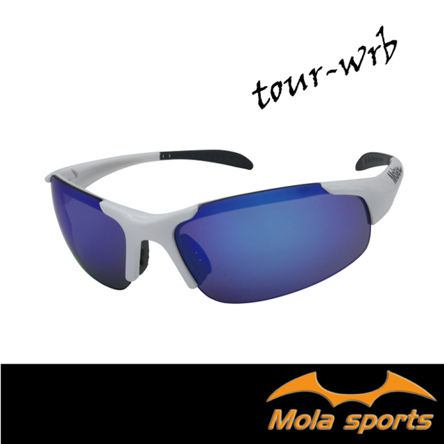 MOLA摩拉兒童8-12歲運動太陽眼鏡 多層彩色鍍膜鏡片 UV400 男女 跑步高爾夫 自行車 Tour-wrb