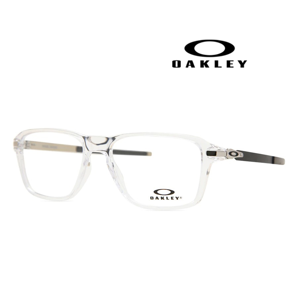 【OAKLEY】奧克力 WHEEL HOUSE 時尚光學鏡框 OX8166 02 透明框面薄鋼鏡臂 公司貨