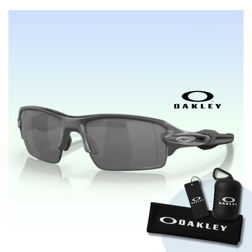【Oakley】Flak 2.0 亞洲版 運動偏光太陽眼鏡(OO9271-52 Prizm black 偏光鏡片)