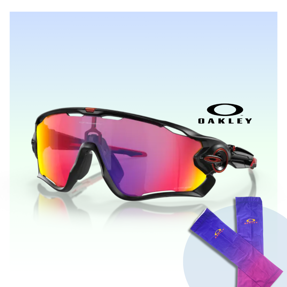 【Oakley】Jawbreaker 公路運動太陽眼鏡(OO9290-20 Prizm road 鏡片)