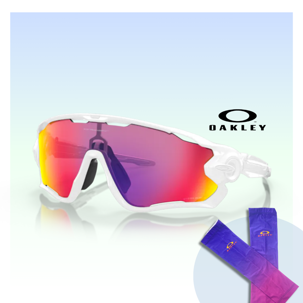 【Oakley】Jawbreaker 公路運動太陽眼鏡(OO9290-55 Prizm road 鏡片)