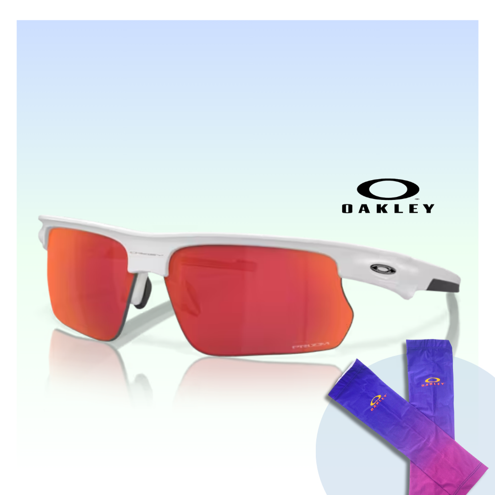 【Oakley】Bisphaera 棒球運動太陽眼鏡(OO9400-10 Prizm field 鏡片)