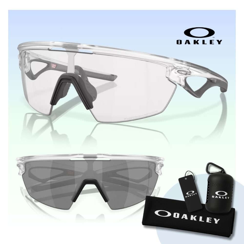 【Oakley】Sphaera 運動變色太陽眼鏡(OO9403-07 變色鏡片)