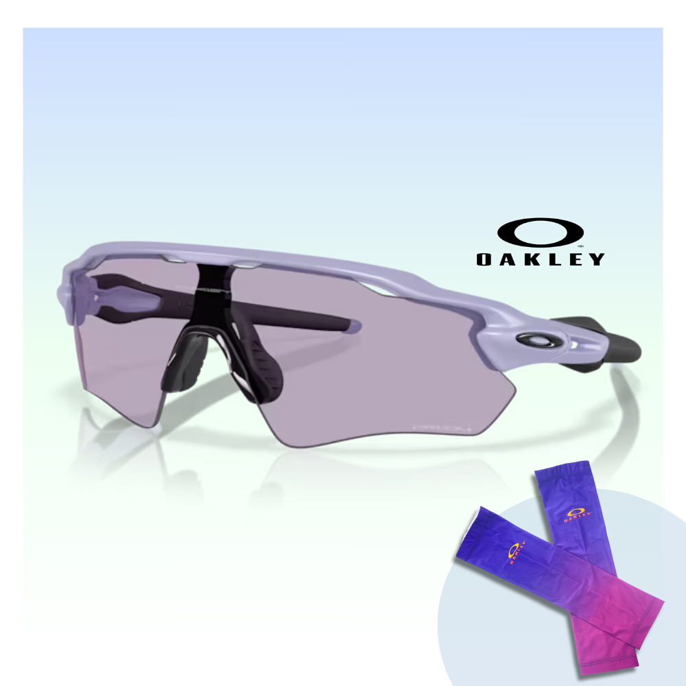 【Oakley】Radar Ev Path 運動太陽眼鏡(OO9208-F7 Prizm Slate 鏡片)