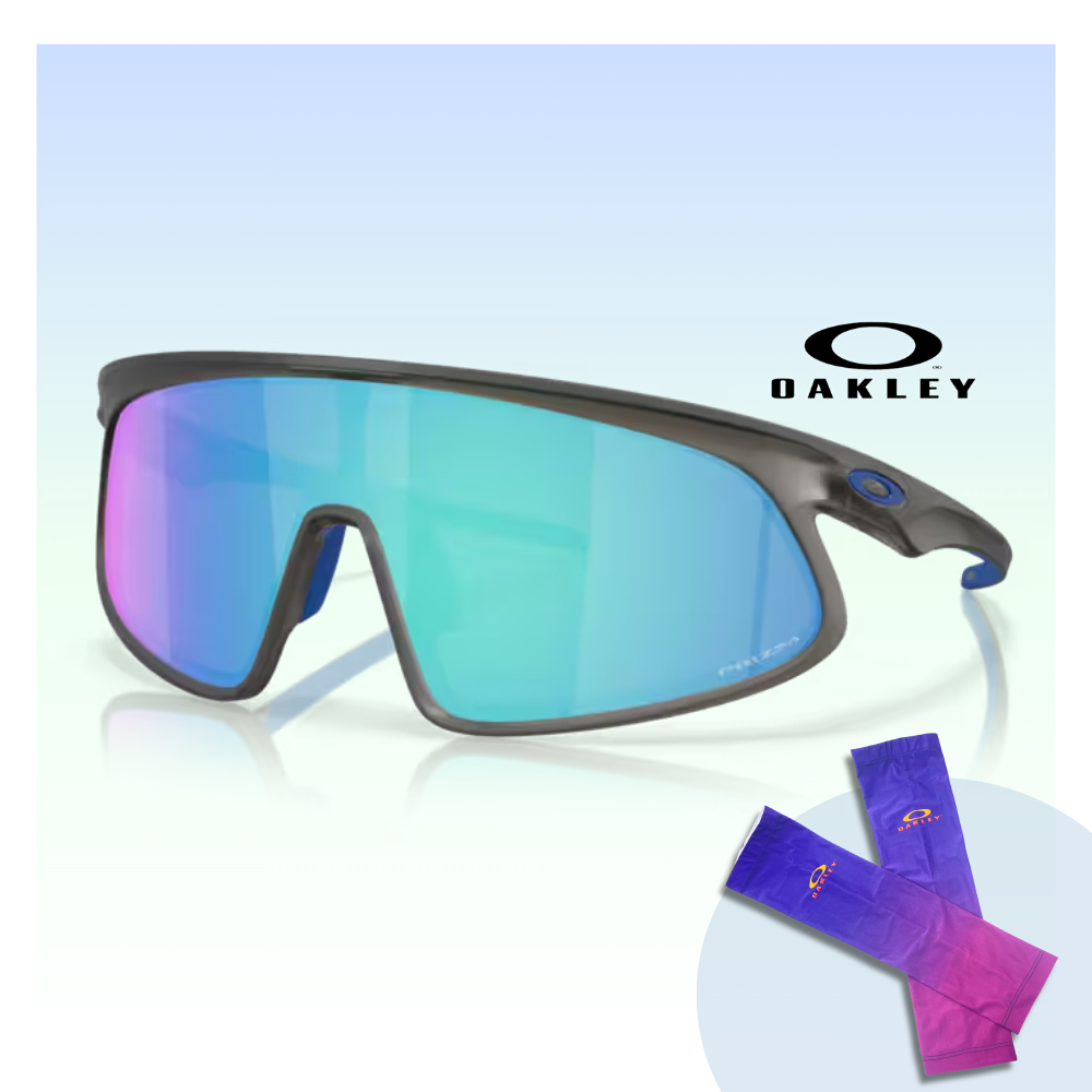 【Oakley】Rslv 運動太陽眼鏡(OO9484D-03 Prizm Sapphire 鏡片)