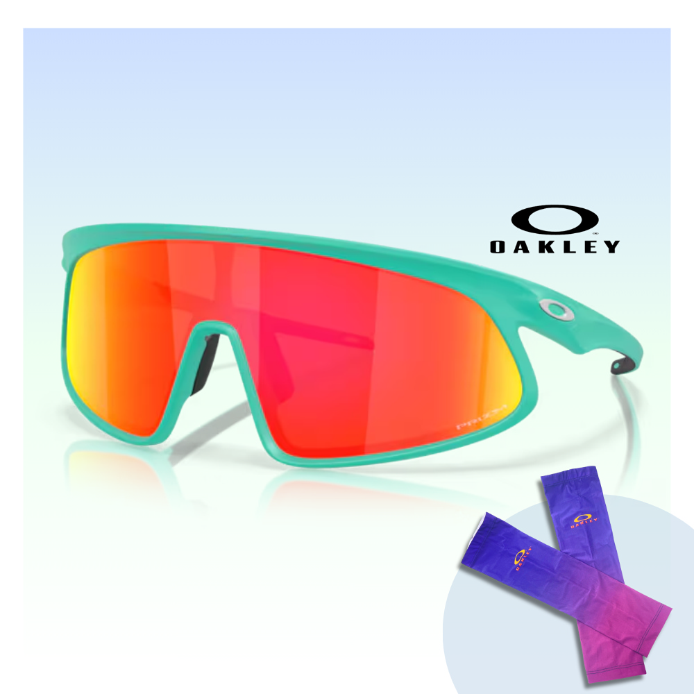 【Oakley】Rslv 運動太陽眼鏡(OO9484D-05 Prizm Ruby 鏡片)