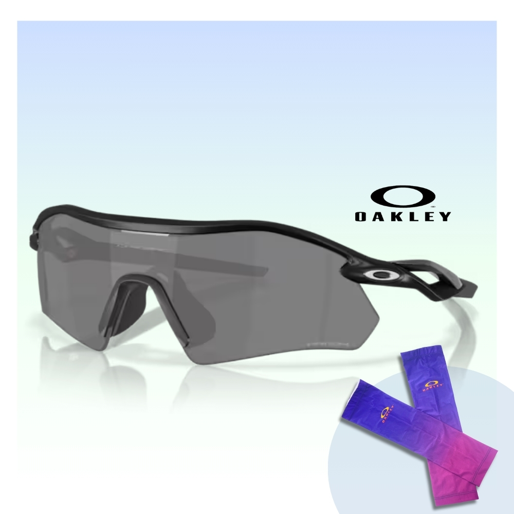 【Oakley】Radar Plate​ 運動偏光太陽眼鏡(OO9495D-01 Prizm Black Polarized 鏡片)