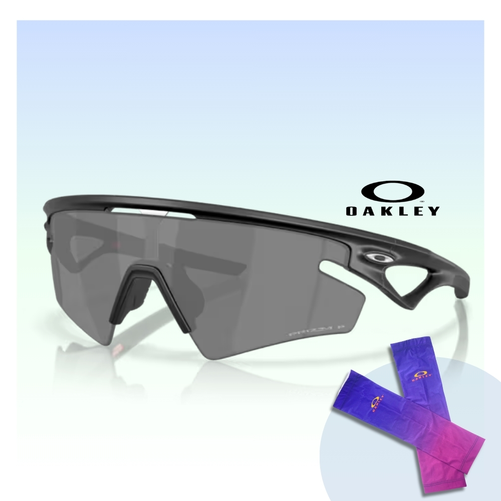 【Oakley】Sphaera Slash 運動偏光太陽眼鏡(OO9499-01 Prizm Black Polarized 鏡片)