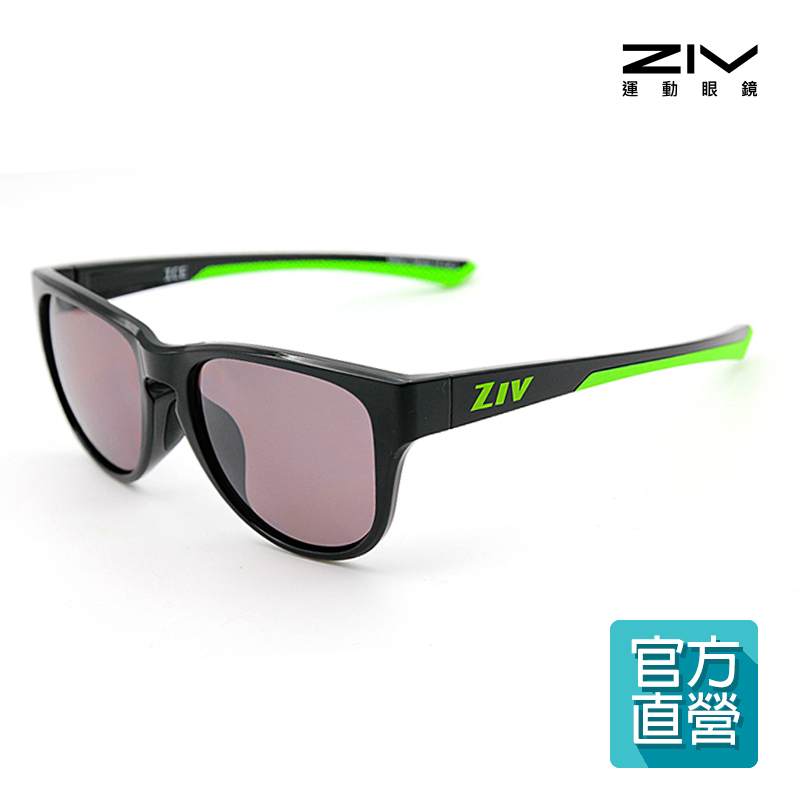 【ZIV運動眼鏡】休閒太陽眼鏡 ICE系列 143號 亮黑框偏光片 官方直營
