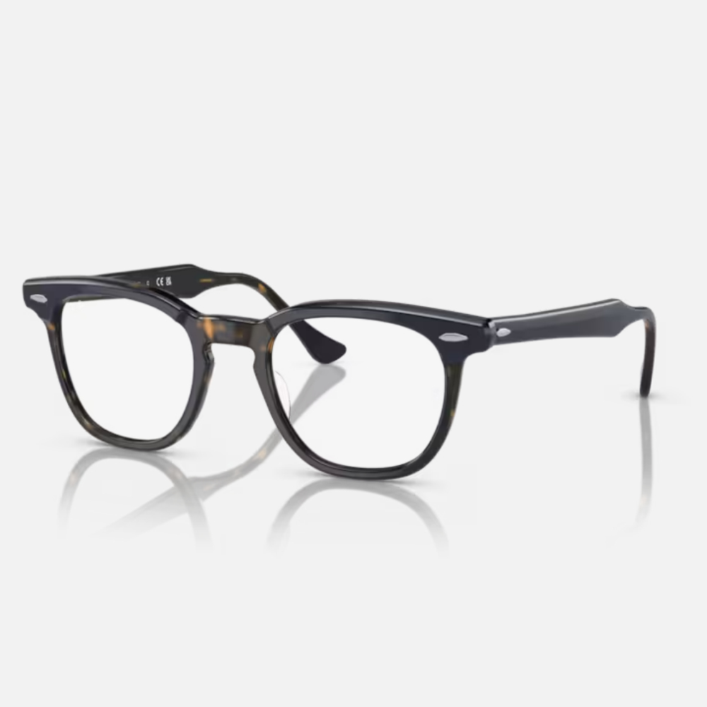 【RayBan 雷朋】方形膠框光學眼鏡(RX5398F-8283 50mm)